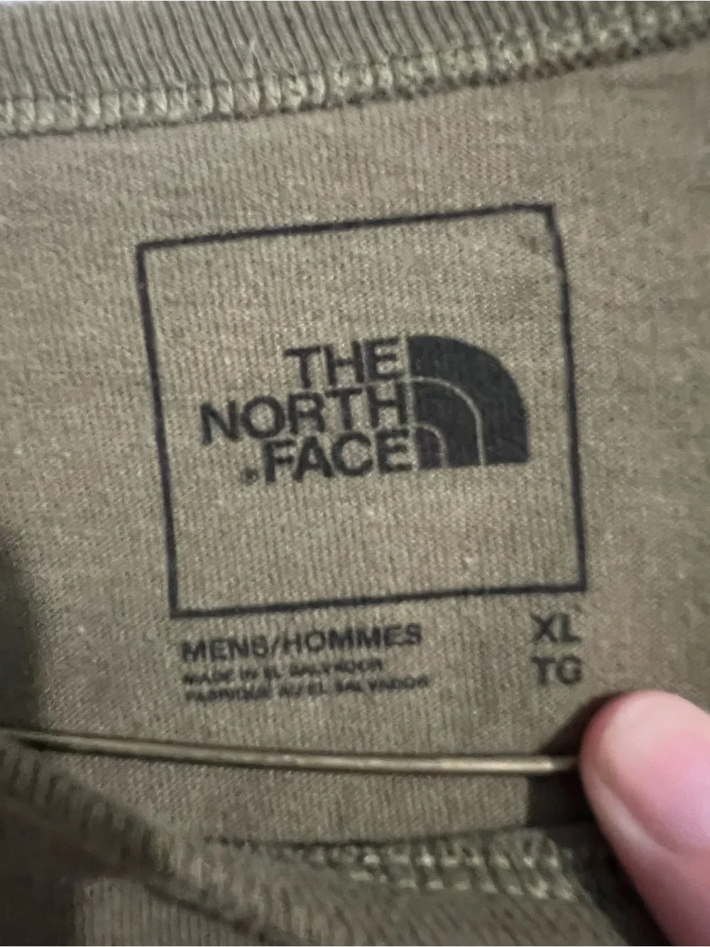 The North Face Olive Green Short Sleeve Logo Tee